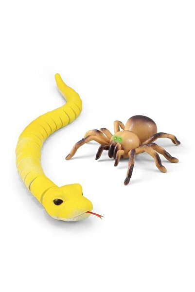 indiggo Interactive Toys Set for Kids, Snake and Spider with Remote, Realistic Movements, USB Charging, Yell