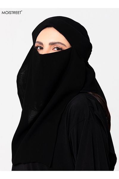MOiSTREET Niqab Wool Chiffon