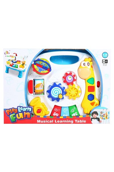 ideal STORE Centru de activitati interactiv 2 in 1 idealSTORE, Masuta cu Girafa
