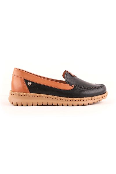Mammamia 3265 Women's Leather Ballerinas