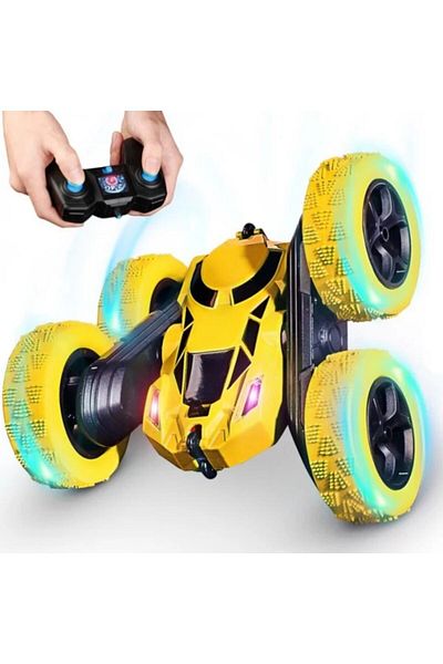 indiggo Remote-Controlled StuntRaceCar Off-Road Vehicle 4x4 with LED Lights