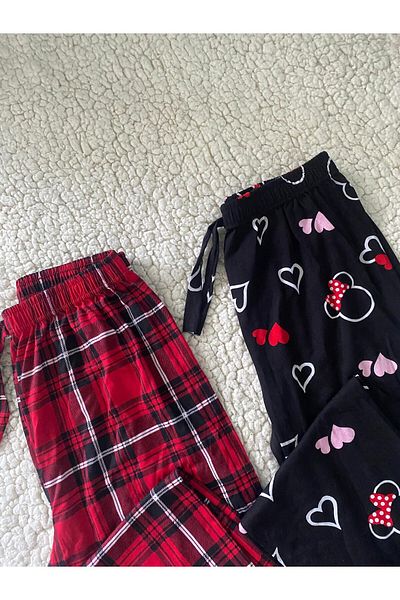 DÜVEN 2-Piece Women's Pajama Bottoms - Ultra Quality Single Bottom Pajamas