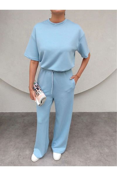 Patreon Women's Modal Fabric Short Sleeve Tracksuit Set