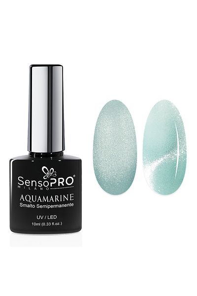 SensoPRO Milano Oja semipermanentă Aquamarine SensoPRO Milano 10ml, Brilliance Reflection