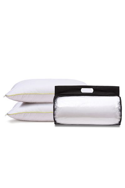 YÜNTEKS Yünteks Premium Quilted, Ribbed Silicone Pillow, with Bag, 1000Gr