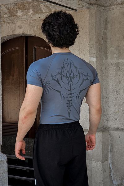 Liber Cyber ​​Bones - T-shirt συμπίεσης (SMOKED)