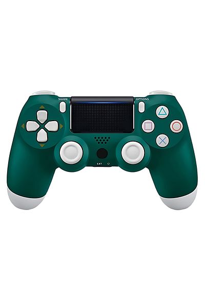 Teno DoubleShock Teno® Wireless Controller, compatible with PS4, analog joysticks, white/green