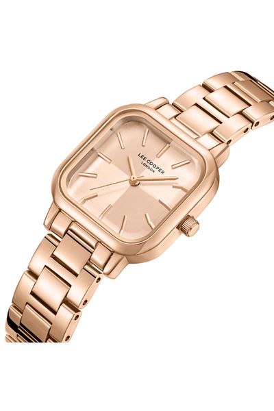 Lee Cooper Lee Cooper Women's Analog Rose Gold Dial Watch - LC08134.410