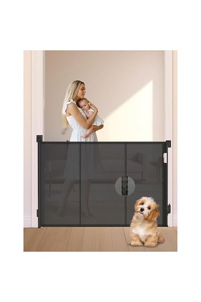 indiggo Poarta de Siguranta Retractabila si Extensibila 140 Cm FlexiBlock® Design RANFORSAT