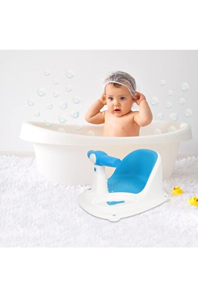 Smart Vibe Baby Bath Seat, SmartViBE®, Practical, Easy to Use, with Suction Cups for Fixation, Hole