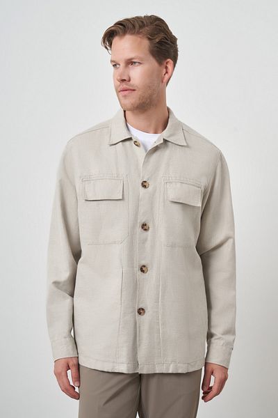Morven Men's Mink Worker Shirt Jacket