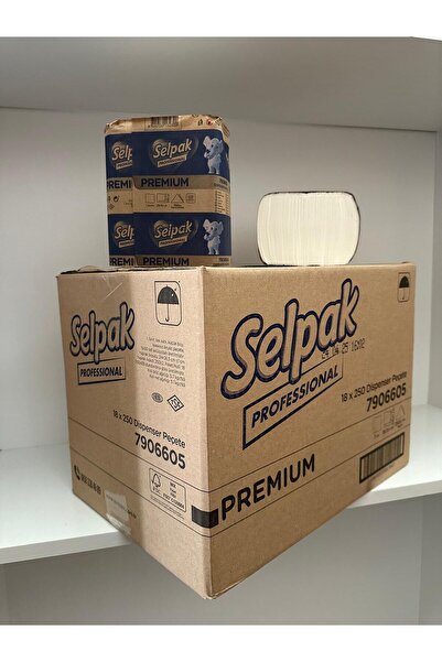Selpak Professional سيلباك بريميوم بروفيشنال 18 × 250 منديل موزع