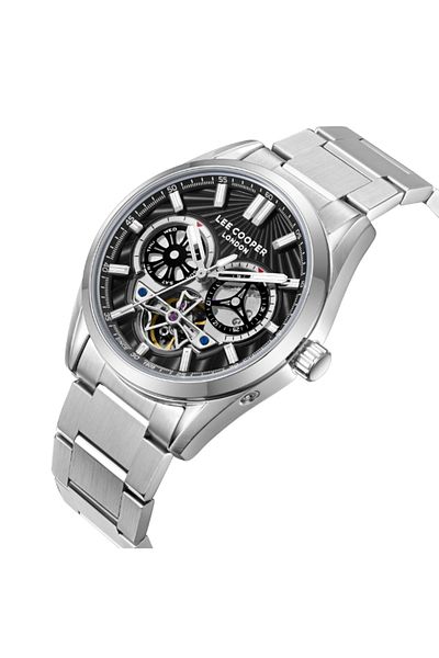 Lee Cooper Men's Automatic Black Dial Watch - LC08181.350