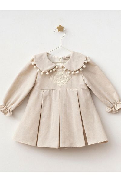 Cherrys Bebek Pompom Dress