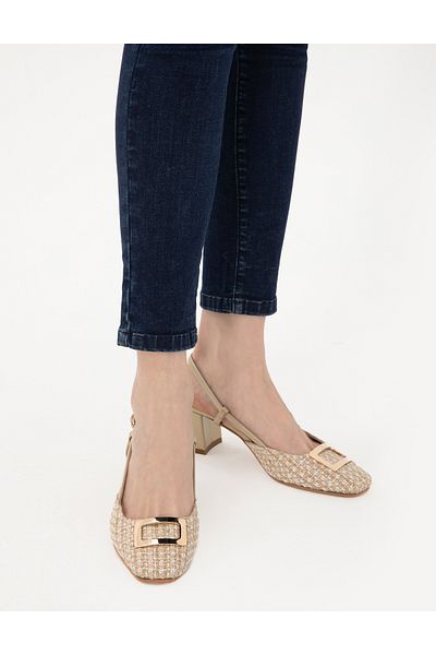 Pierre Cardin Beige Heeled Shoes 50306403-Vr011
