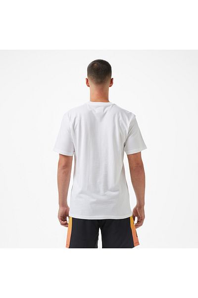 Quiksilver Ανδρικό μπλουζάκι με λευκό στρογγυλό λαιμό Home Mini Logo