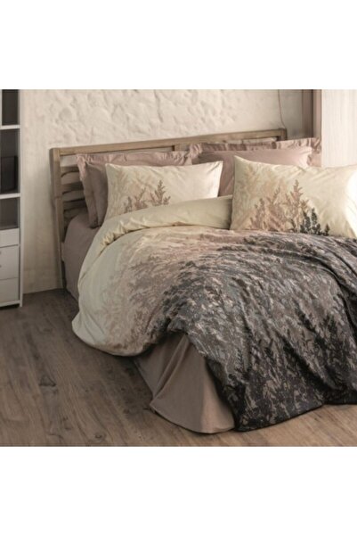 Cotton Box Lenjerie pat dublu bumbac 100% ranforce cu frunze, Cotton Box, Lin...