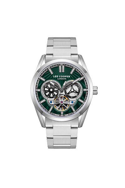 Lee Cooper Men's Automatic Dark Green Dial Watch - LC08181.370