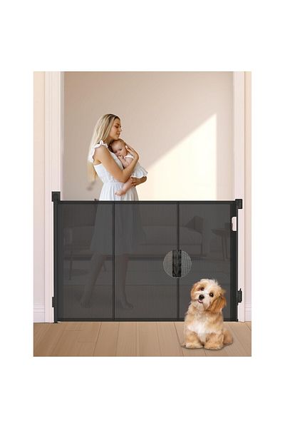indiggo Poarta de Siguranta Retractabila si Extensibila 140 Cm FlexiBlock® Design RANFORSAT