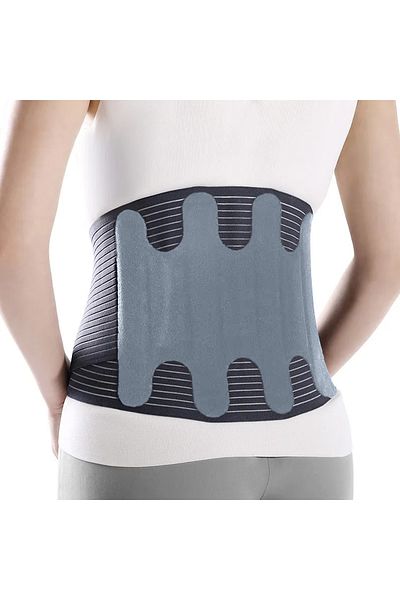 zenifique Zenifique Lumbar Support Belt, 4 Metal Rods, Blue, Size Xxl