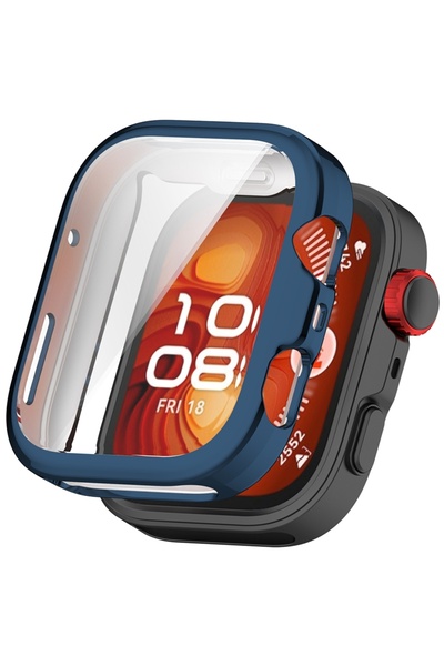 UnDePlus Huawei Watch Fit 5 Pro Silikon Parlak Renkli Ekran Koruyuculu Kasa K...