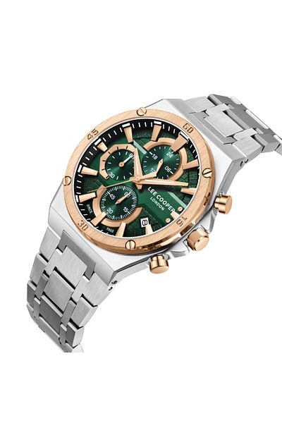 Lee Cooper Lee Cooper Men's Multi Function Dark Green Dial Watch - LC08171.570