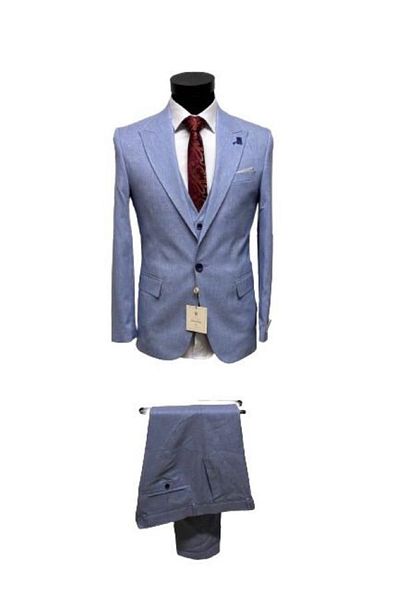Philip Guston Men's suit, 3 pieces, Slim fit, Philip Guston