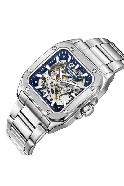 Lee Cooper Men's Automatic Dark Blue Dial Watch - LC08198.390