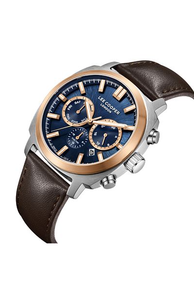 Lee Cooper Lee Cooper Men's Multi Function Dark Blue Dial Watch - LC08172.592