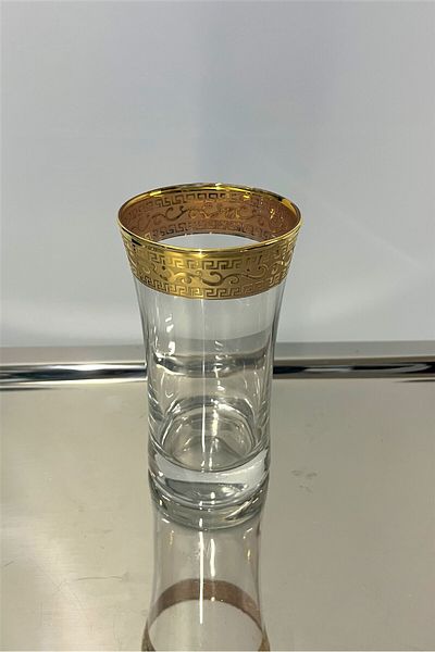 DECOSTYLE Pashabahçe 420055 300 Cc Decorated Hand-Decorated Soft Drink and Water Cup 6 Li