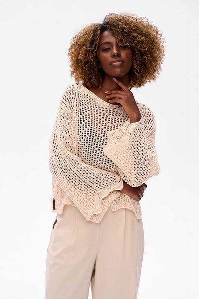 Blue Shadow Women's Lisbon Creamy Blouse