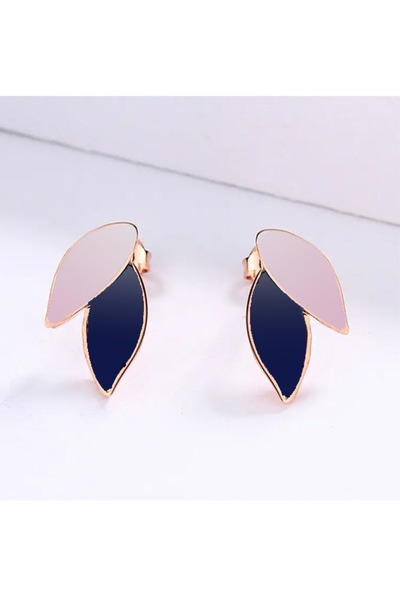 MRK Vintage Minimal Yaprak Küpe