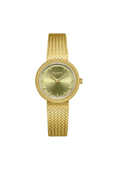 Lee Cooper Women's Analog Khaki Dial Watch - LC08136.170