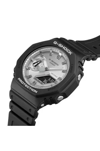G-SHOCK G-SHOCK Men's Analog Silver Dial Watch - GA-2100SB-1ADR