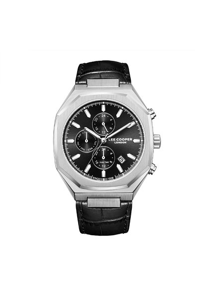 Lee Cooper Men's Multi Function Black Dial Watch - LC08168.351