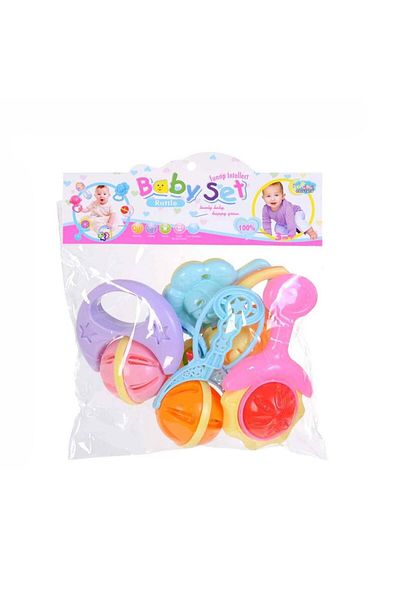 hak-iş oyuncak 6-Piece Rattle Set