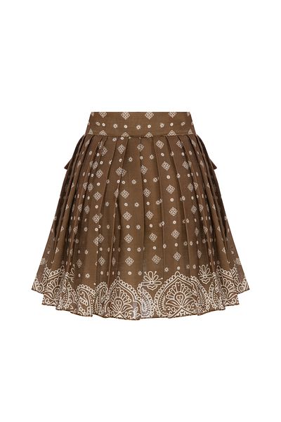 SAGAZA Roxy Linen Skirt