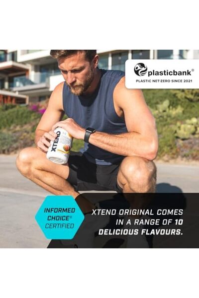 Scivation XTEND Original BCAA Powder Watermelon Explosion 30 Servings | 7g BCAAs Per Serving | Sugar Free Bran