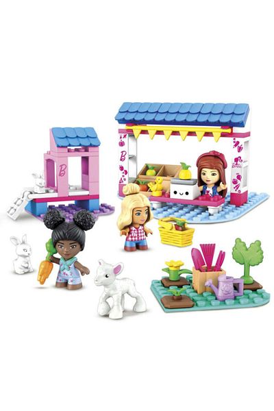 MEGA Mega Construx Barbie Farmers Market construction set, 90 pieces and 15 accessories