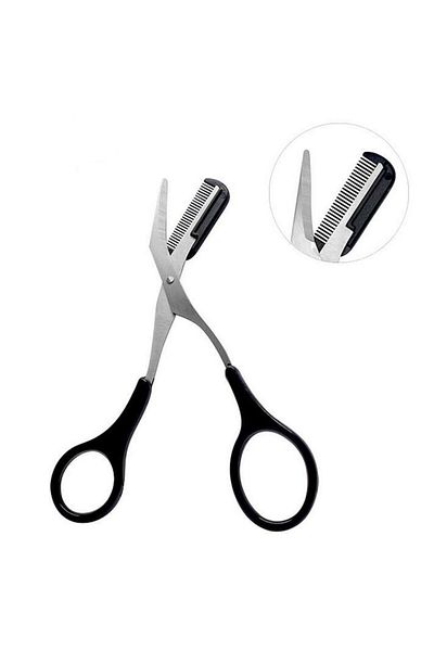 Sprise Eyebrow scissors, black-silver