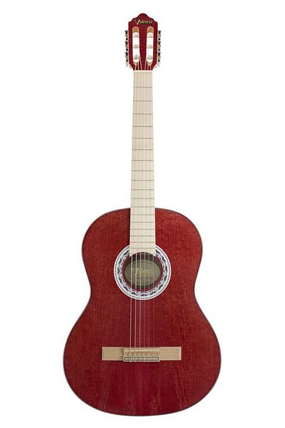 VALENCIA VC354WR, classical guitar, size 4/4, red finish