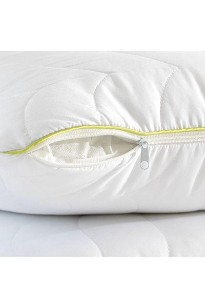YÜNTEKS Yünteks Premium Quilted, Ribbed Silicone Pillow, with Bag, 1000Gr