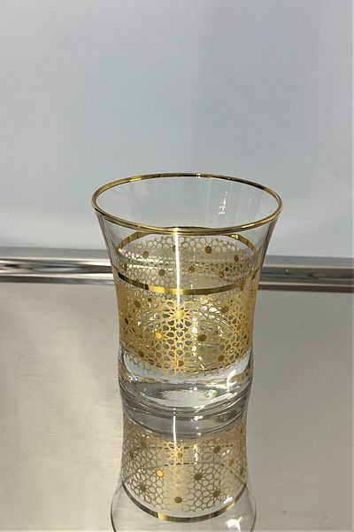 DECOSTYLE Pashabahçe 420014 240 Cc Handwork Decorated Water Cup 6 Li
