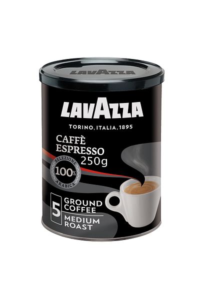LavAzza قهوة لافاتزا كافيه إسبريسو مطحونة 250 جرام (علبة)