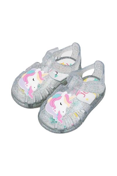 IGOR Glitter Transparent Unicorn Girl's Sandals