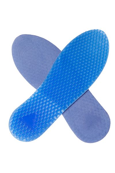 zenifique Set of 2 Orthopedic Gel Insoles, Honeycomb Type, Zenifique, Blue, Size 35-40