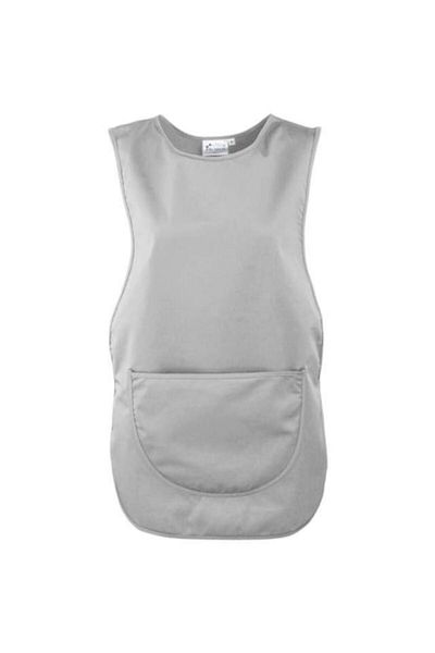 OEM Reversible Work Apron with Front Pocket, Light Gray