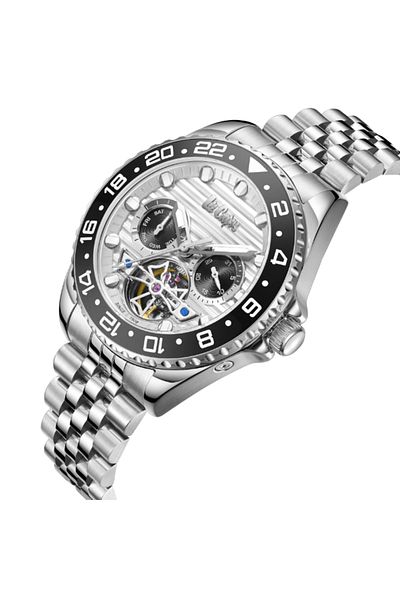 Lee Cooper Lee Cooper Men's Automatic Silver Dial Watch - LC08192.330