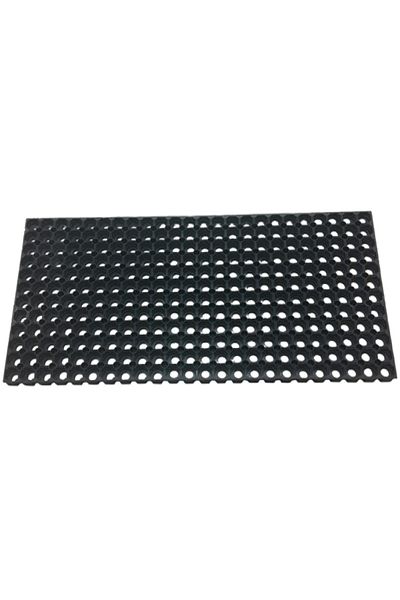 HONEYBEE Rectangular Non-Slip Hollow Rubber Door Mat