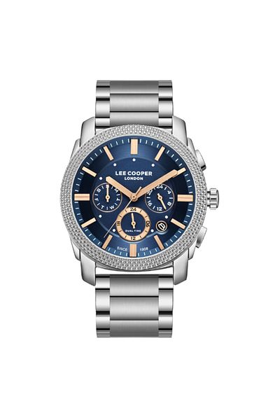 Lee Cooper Lee Cooper Men's Multi Function Dark Blue Dial Watch - LC08177.390